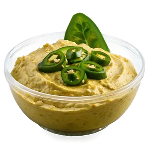 Jalapeno Hummus PNG Urp96
