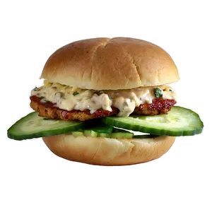 Jalapeno Popper Chicken Sandwich Png 06132024 PNG image