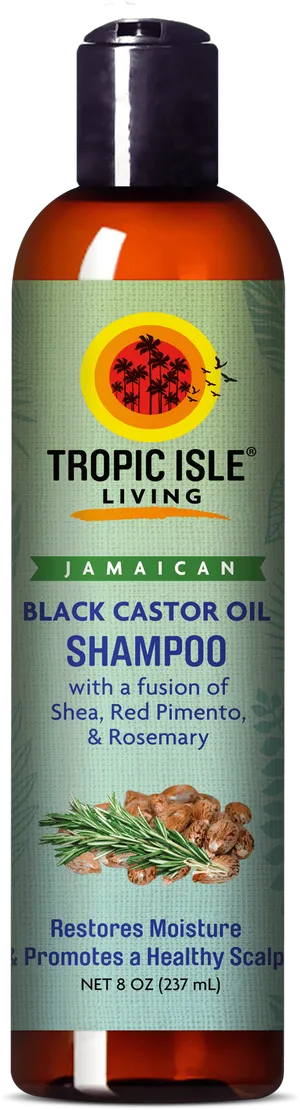 Jamaican Black Castor Oil Shampoo Bottle PNG image