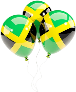 Jamaican Flag Themed Balloons
