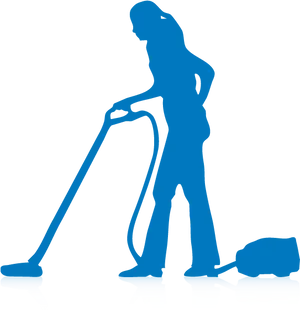 Janitor Cleaning Floor Silhouette PNG image