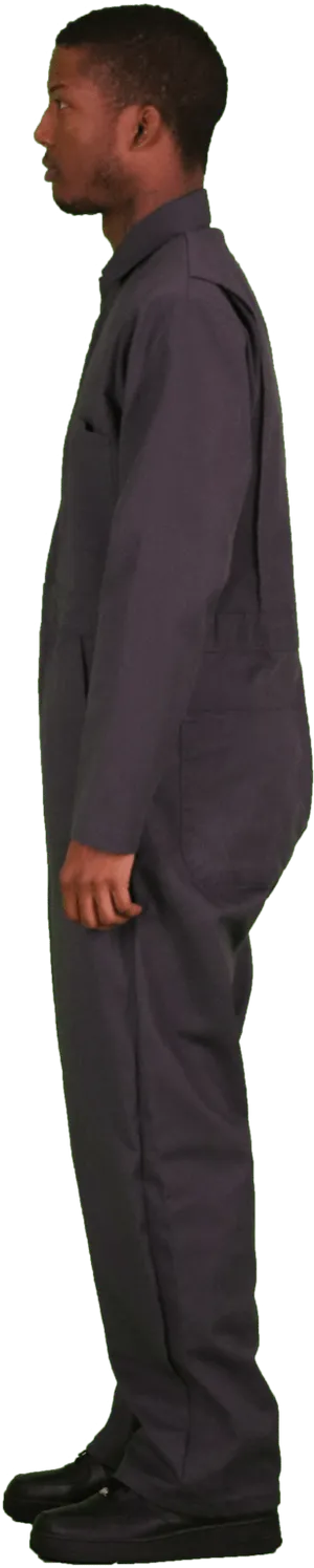 Janitor Uniform Side Profile PNG image
