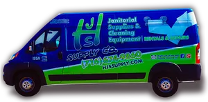 Janitorial Supplies Cleaning Equipment Van PNG image