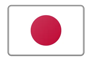 Japan Flag Simple Graphic