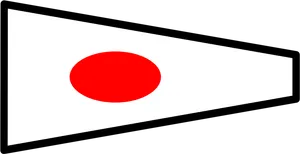 Japan National Flag Graphic PNG image