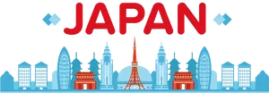 Japan Travel Destination Skyline PNG image