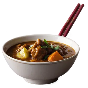 Japanese Curry Rice Bowl PNG Hip PNG