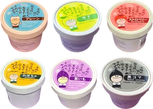Japanese Ice Cream Collection PNG image