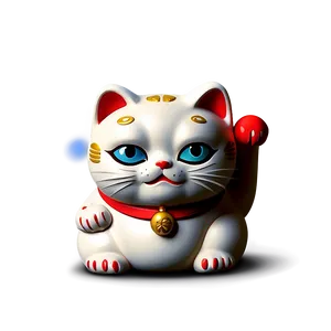 Japanese Lucky Cat Vector PNG Uix