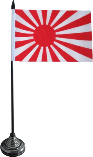 Japanese Rising Sun Flagon Stand PNG image