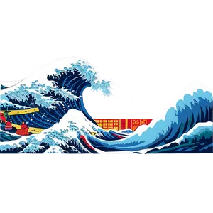 Japanese Sea Wave Png 78 PNG image