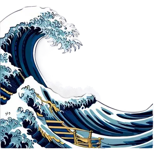 Japanese Sea Wave Png Twg52 PNG image