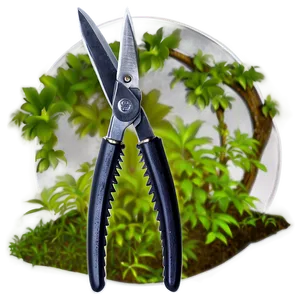 Japanese Steel Garden Shears PNG 86