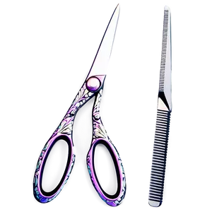 Japanese Steel Hair Scissors Png 06262024 PNG image