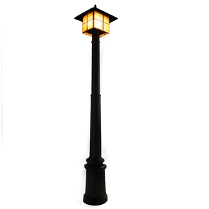 Japanese Style Light Post PNG Tqq