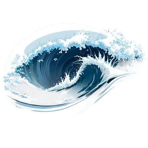 Japanese Surf Wave Png Avm PNG image