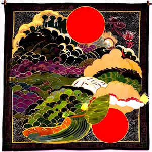 Japanese Tapestry PNG 79 PNG