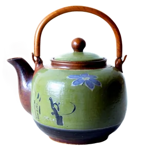 Japanese Tea Pot PNG 46