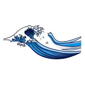 Japanese Wave Tattoo Design Png 79 PNG image