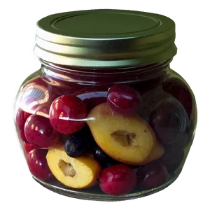 Jar Of Preserved Fruit Png 2 PNG image
