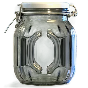 Jar With Clamp Lid Png Ijy16 PNG image
