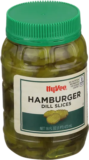 Jarof Hamburger Dill Slices PNG image