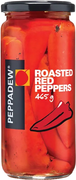 Jarof Roasted Red Peppers465g PNG image