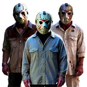 Jason Voorhees And Victims Png 69 PNG image