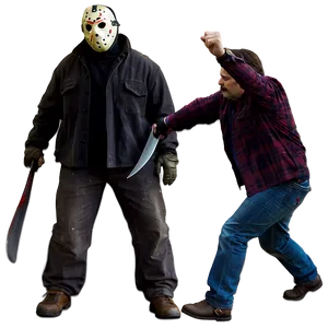 Jason Voorhees Chase Scene Png 05062024 PNG image