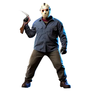 Jason Voorhees Chase Scene Png Non PNG image