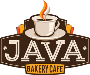 Java Bakery Cafe Logo PNG image