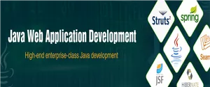 Java Web Application Development Banner PNG image