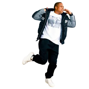 Jay-z Iconic Pose Png 06242024 PNG image