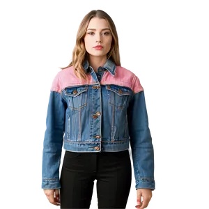 Jean Jacket With Pleats PNG Wkt