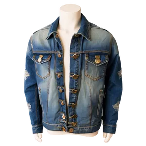 Jean Jacket With Pleats PNG Yfm