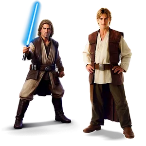 Jedi Master And Apprentice Png Cbh PNG image