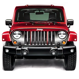 Jeep Grill Vector Png 06272024 PNG image