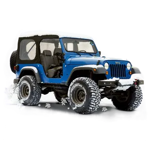 Jeep In Snowy Winter Png 83 PNG image