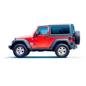 Jeep On Scenic Overlook Png 05062024 PNG image