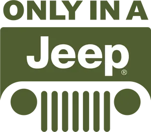 Jeep Only In A Logo PNG image