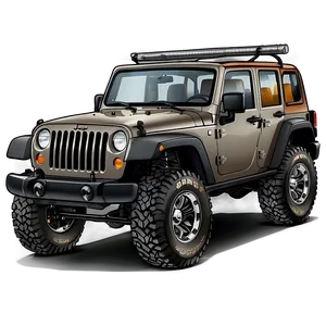 Jeep Wave Hand Drawn PNG Cym