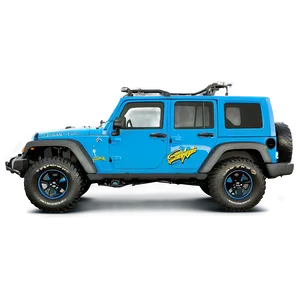 Jeep With Custom Paint PNG 05062024