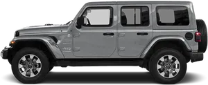 Jeep Wrangler Sahara Side View