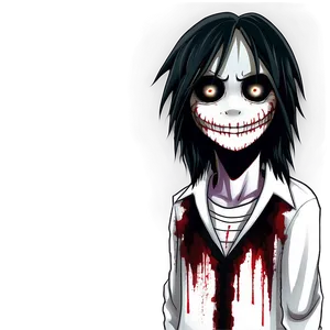 Jeff The Killer In The Dark Png 06252024 PNG image