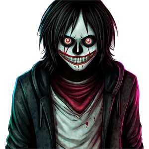 Jeff The Killer In The Dark Png 06252024 PNG image