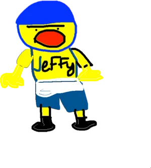 Jeffy Cartoon Character Illustration PNG image