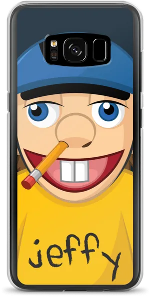Jeffy Character Smartphone Case PNG image