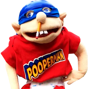 Jeffy Pooperman Puppet Character PNG image