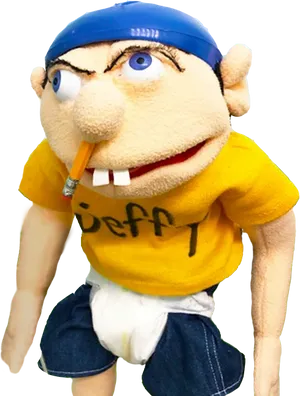 Jeffy Puppet Character PNG image