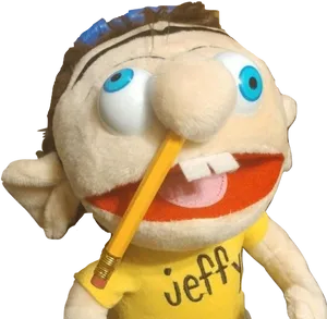 Jeffy Puppet With Pencil PNG image